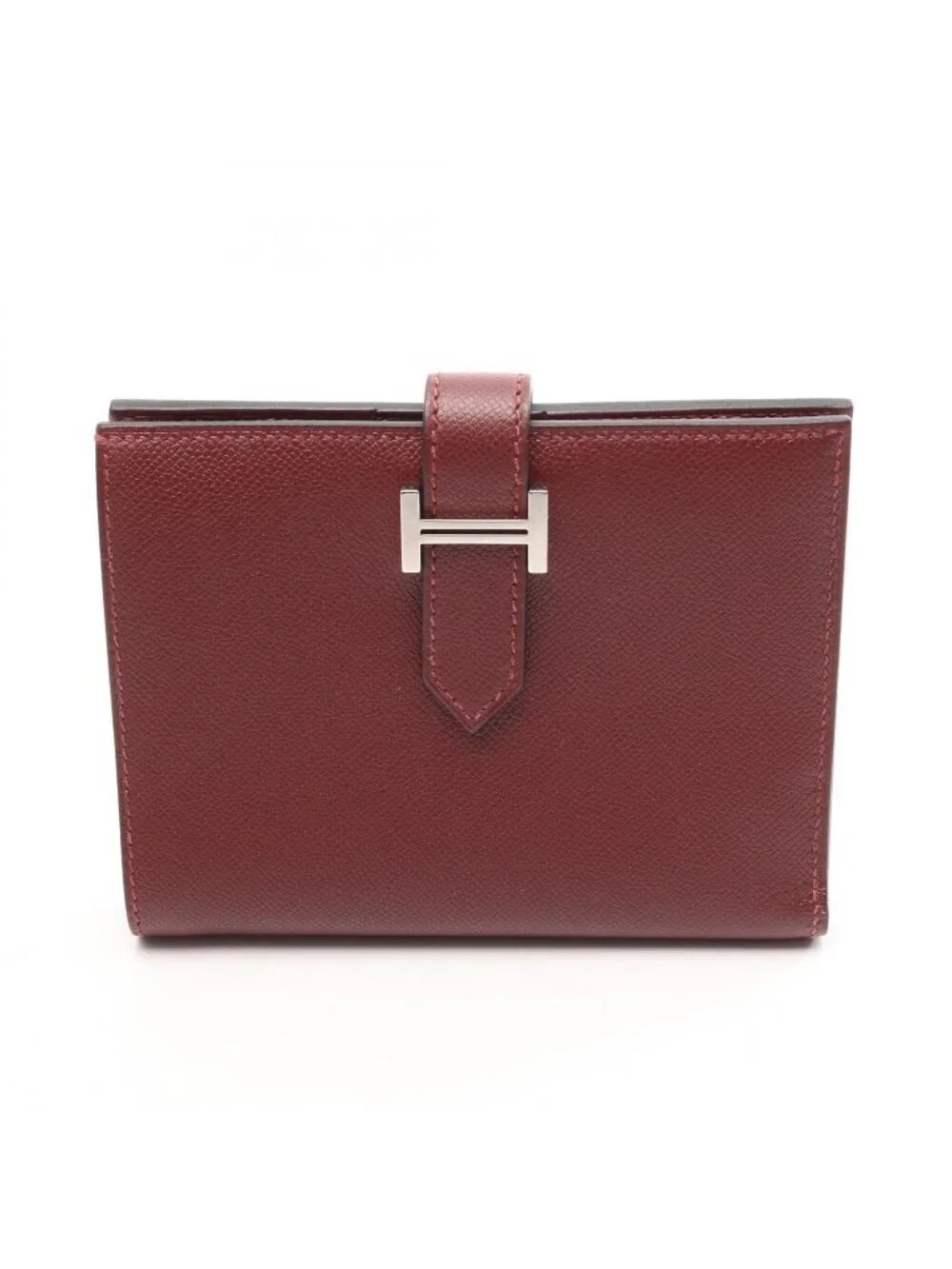 Hermes Bifold Wallet Bearn Compact Rouge